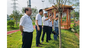 南寧高新區(qū)管委會主任李耕調研博世科水生態(tài)科普公園